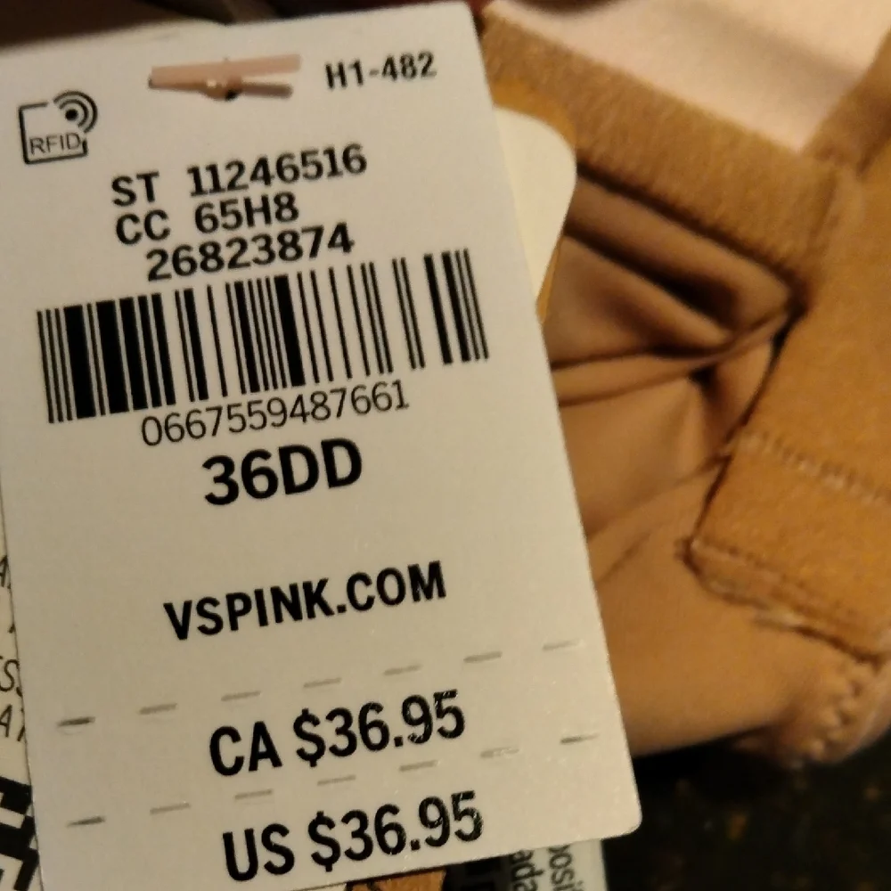 BNWT Victoria's Secret Tan Adaptive Bra - Picture 3 of 10